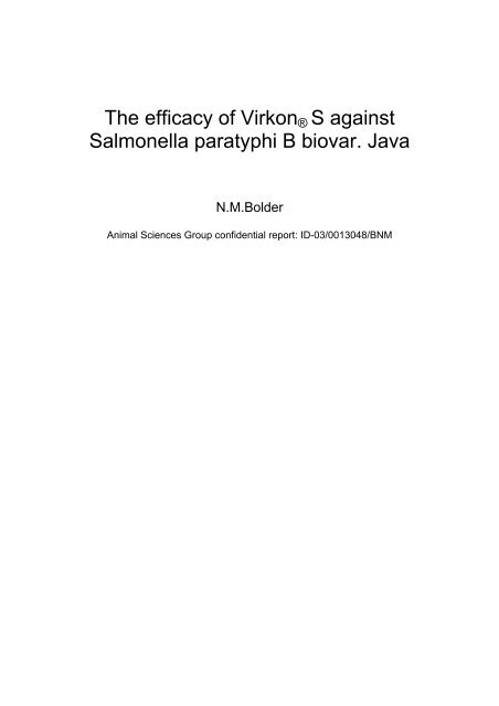 Test report Virkon® S - Falw.vu