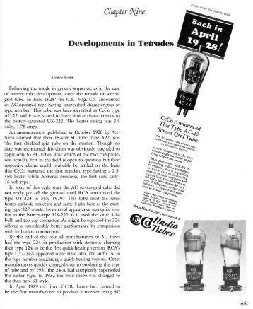 Chapter 9{ine Developments in Tetrodes - Radiomuseum.org