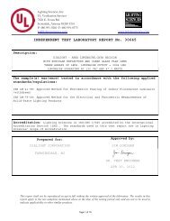 SafeSiteÂ® LED Area Light LM-79 Report - HZC2C2N - Dialight