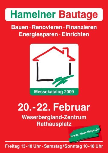 Hamelner Bautage 20.- 22. Februar - Rainer Timpe GmbH