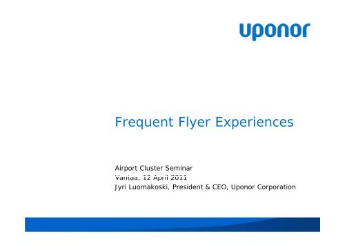 download presentation - Airport Cluster Finland