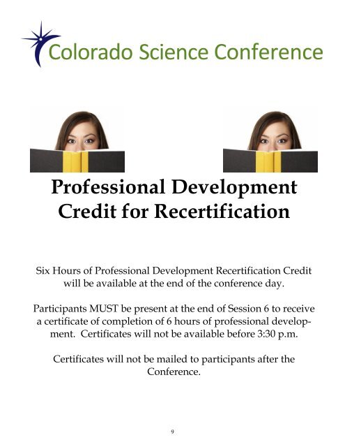 Session 5 1:30 PM - Colorado Association of Science Teachers