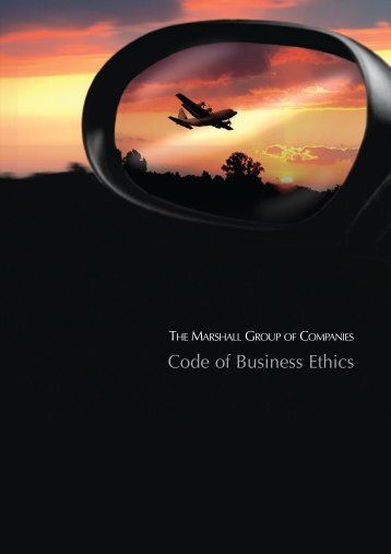 Code of Business Ethics - Marshall Group