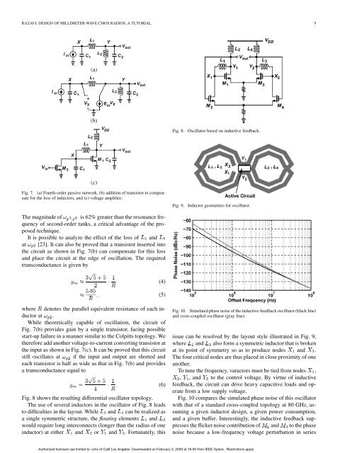 Design of Millimeter-Wave CMOS Radios: A Tutorial - UCLA ...