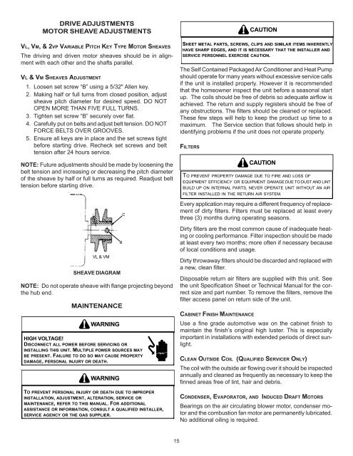 3 TON - 6 TON CPC/CPH SERIES - Goodman