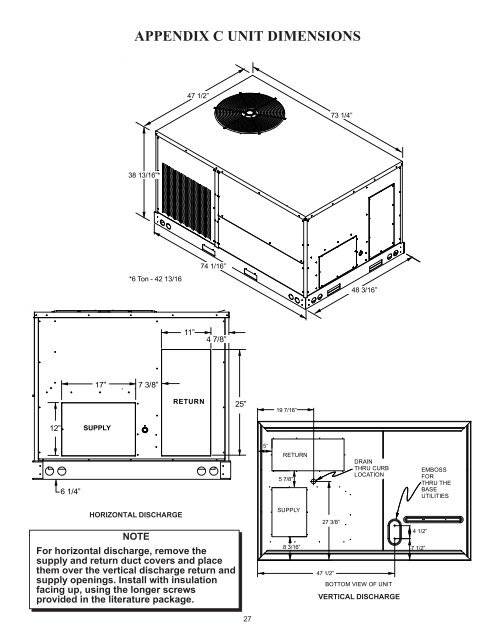 3 TON - 6 TON CPC/CPH SERIES - Goodman