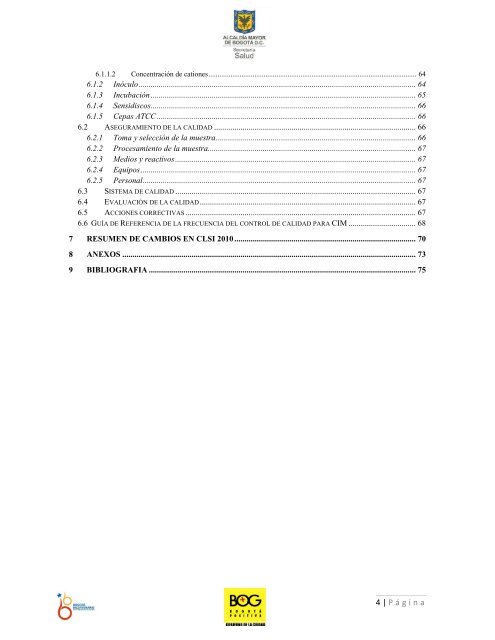 manual de resistencia bacteriana - Secretaría Distrital de Salud