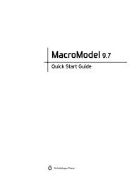 MacroModel Quick Start Guide - ISP