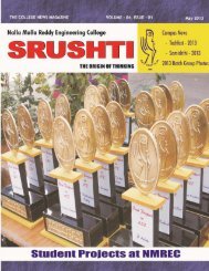 Srushti Magazin_final.pmd - Nalla Malla Reddy Engineering College