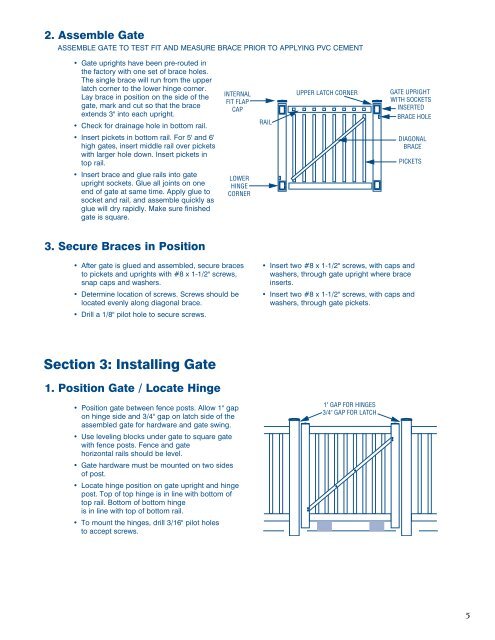 Gate Installation Manual - Hoover Fence