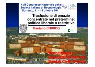 Iowa and PINT trial - SIN :: Congresso 2011 - SocietÃ  Italiana di ...