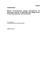 Marine Environment Impact Assessment Report dated ... - Tata Power