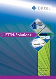 FTTH-Solutions - BKtel