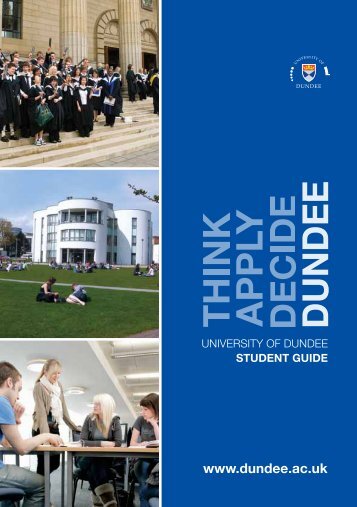 UNIVERSITY OF DUNDEE STUDENT GUIDE - USP