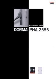 DORMA PHA 2555 - ROVEL CZ