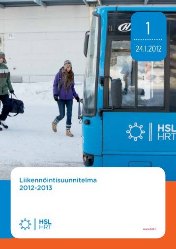 LiikennÃ¶intisuunnitelma 2012-2013 - HSL