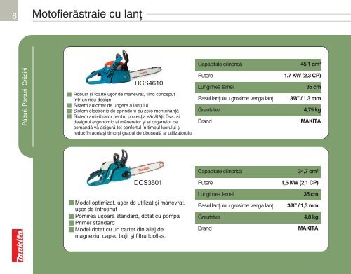 Catalog Scule Gradinarit MAKITA/DOLMAR ... - Athena Building