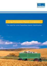 The case for a non-hazardous waste classification - European Crop ...
