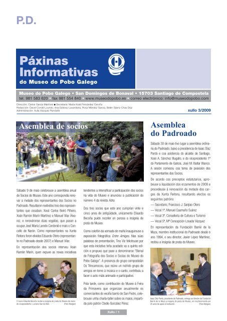 PÃ¡xinas Informativas - Museo do Pobo Galego