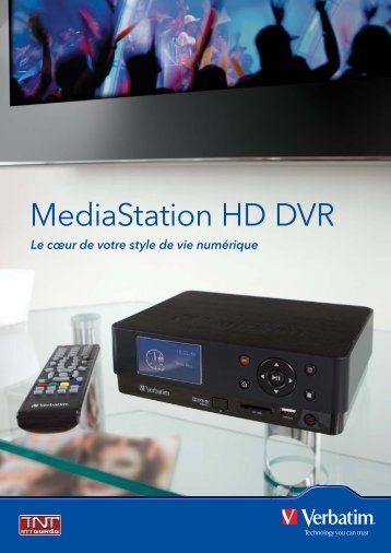 MediaStation HD DVR_A4 Flyer_FRENCH_updated.indd - Verbatim