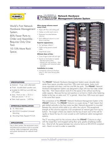 iFrame - Hubbell Premise Wiring