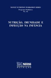 nutrição, imunidade e infecção na infância - Nestlé