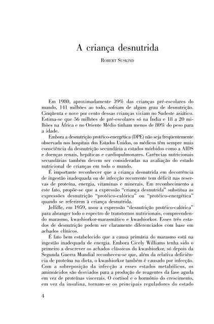 nutrição, imunidade e infecção na infância - Nestlé