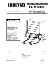 FSL-25 Install - Waltco