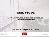 CASE STUDY: A Public-Private Partnership In Vietnam - IPBA 2012