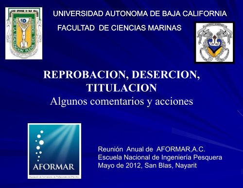 FCM UABC Aformar 2012.pdf - Facultad de Ciencias Marinas