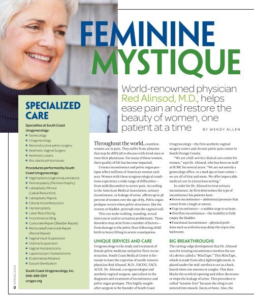 Feminine Mystique - Urogyn.org