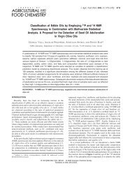 Classification of Edible Oils by Employing 31P and 1H NMR ...