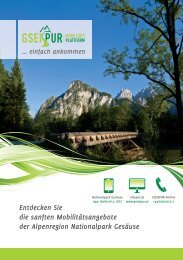 Mobilitätsplattform - Alpenregion Nationalpark Gesäuse