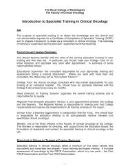 Clinical Oncology Trainee Personal Portfolio: Introduction to ...