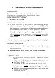 II. La procÃ©dure de dÃ©nonciation du partenariat - Boevange-Attert