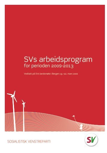 SVs arbeidsprogram - NSD