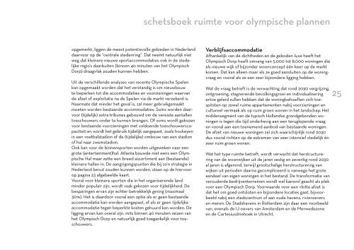 Schetsboek ruimte voor olympische spelen - Sport Knowhow XL