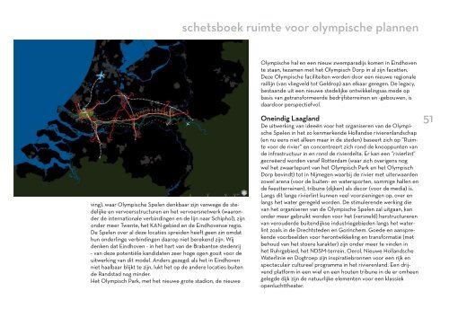 Schetsboek ruimte voor olympische spelen - Sport Knowhow XL