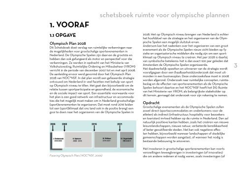 Schetsboek ruimte voor olympische spelen - Sport Knowhow XL