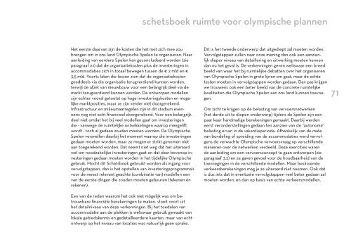 Schetsboek ruimte voor olympische spelen - Sport Knowhow XL