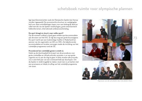 Schetsboek ruimte voor olympische spelen - Sport Knowhow XL