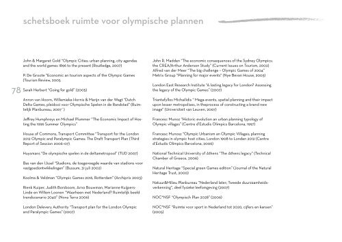 Schetsboek ruimte voor olympische spelen - Sport Knowhow XL