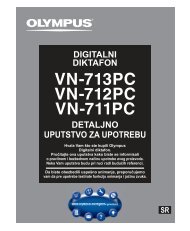 detaljno uputstvo za upotrebu digitalni diktafon - Olympus