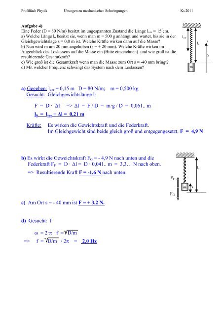 mechanischen Schwingungen