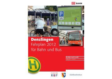 Fahrplan 2012 Denzlingen für Bahn und Bus