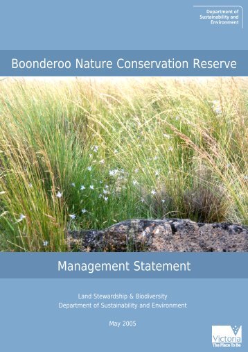 Boondero NCR Management Statement (PDF File ... - Parks Victoria