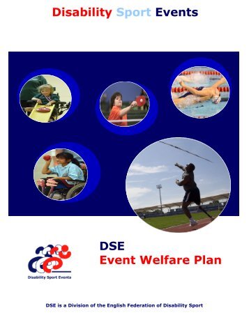 DSE Event Welfare Plan - English Federation of Disability Sport