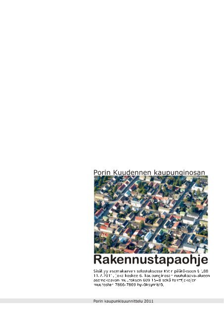 Rakennustapaohje - Pori