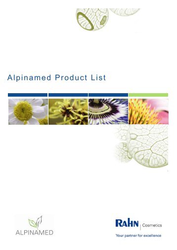 Alpinamed Product List - Rahn AG