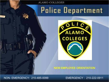 NEW EMPLOYEE ORIENTATION NON ... - Alamo Colleges
